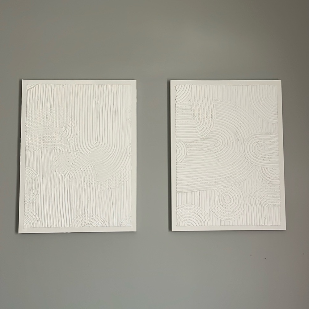 Duel Hand Made Plaster Art Set